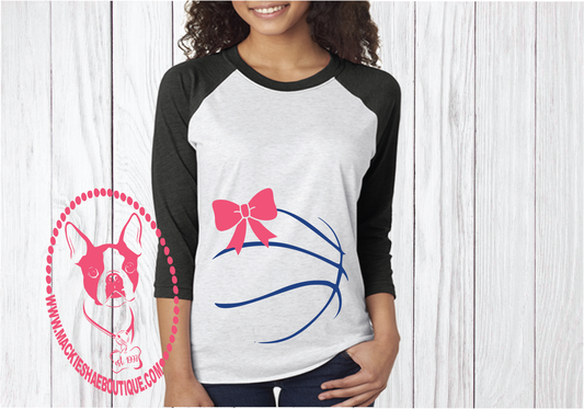 Basketball Baby Custom Shirt, 3/4 Sleeve