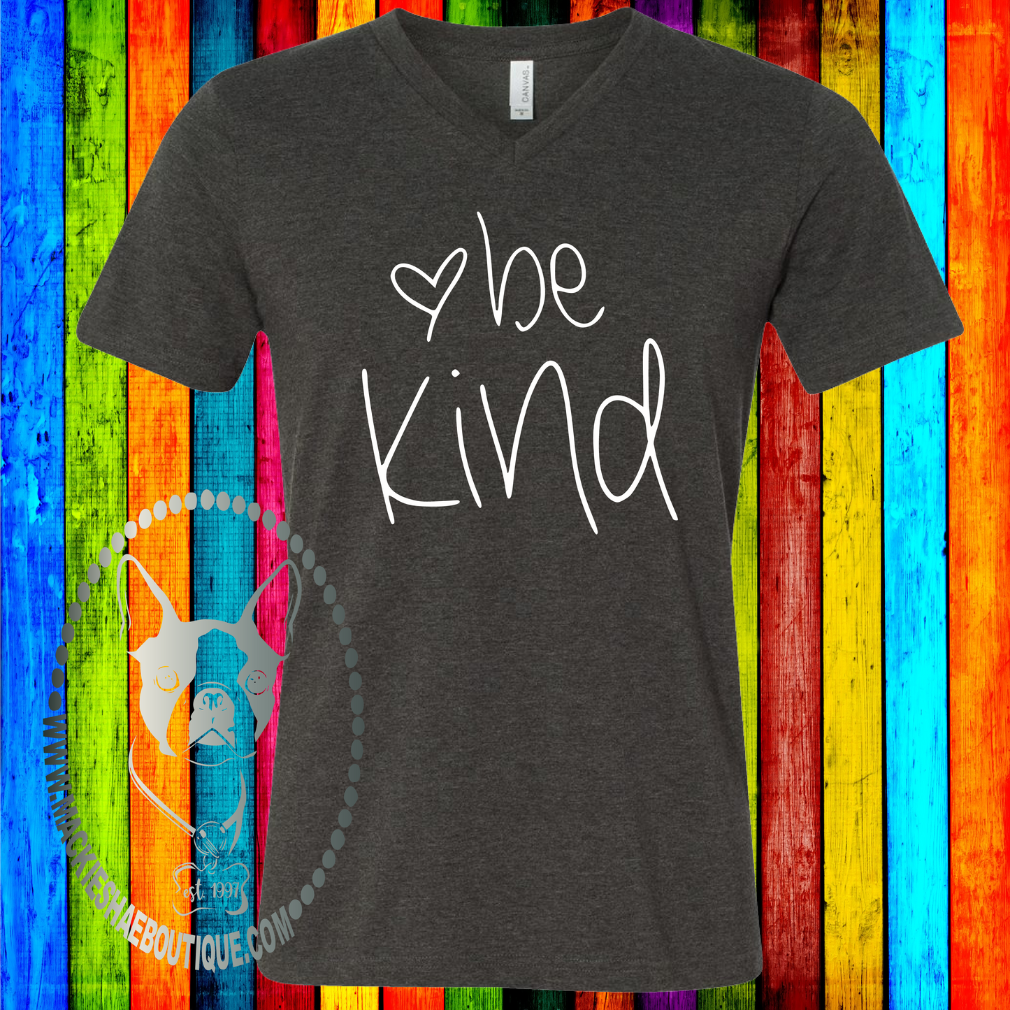 Be Kind Heart Custom Shirt, Soft Short Sleeve
