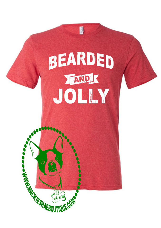 Bearded and Jolly Custom Shirt, Short-Sleeve
