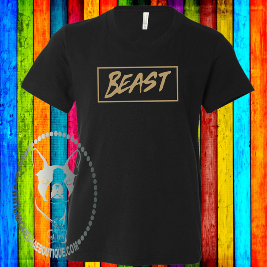 Beast Custom Shirt for Kids, Soft Short Sleeve