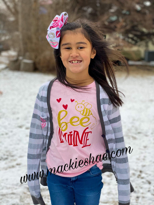 Bee Mine Custom Shirt for Kids, Soft Short Sleeve