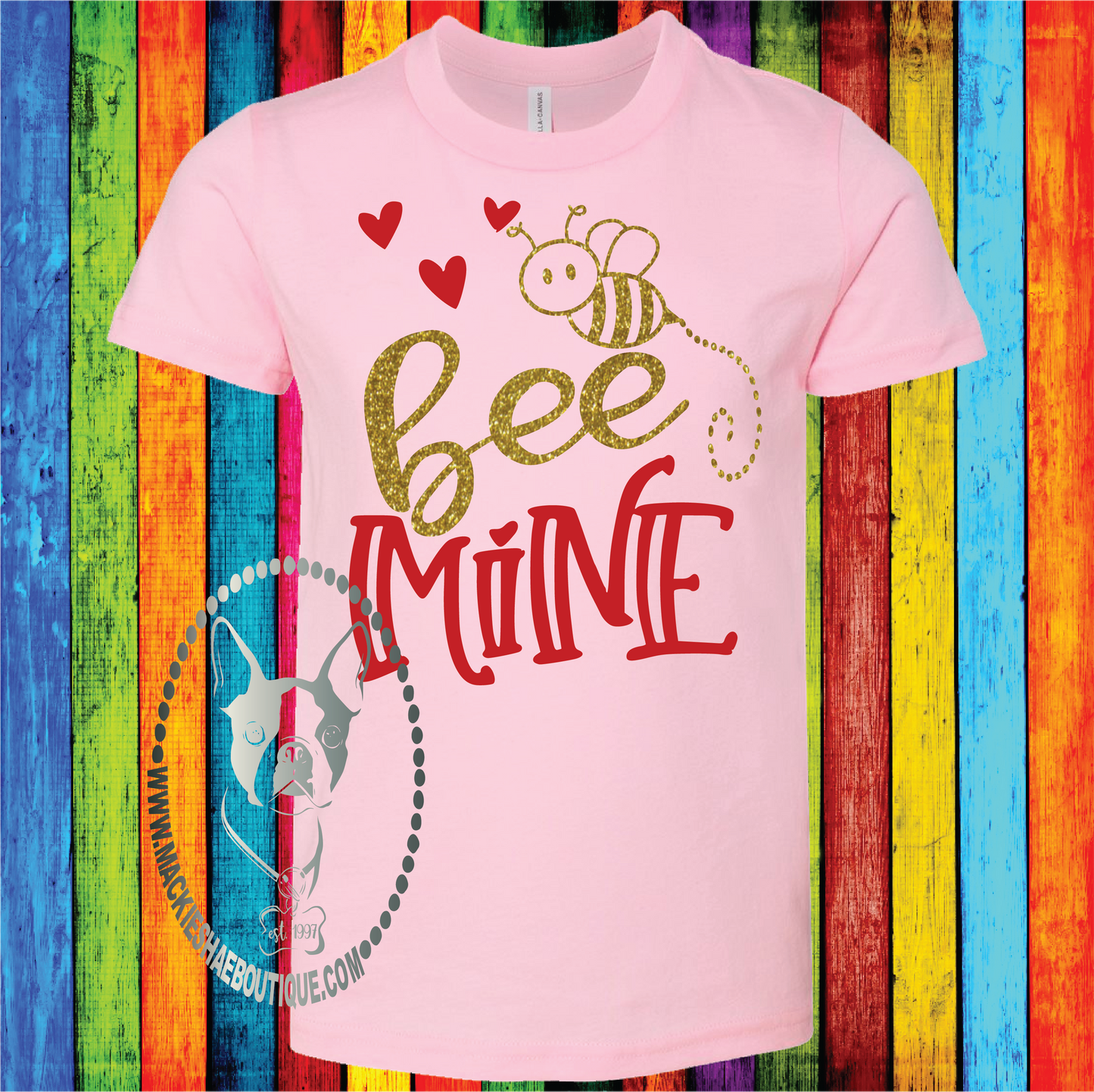 Bee Mine Custom Shirt for Kids, Soft Short Sleeve