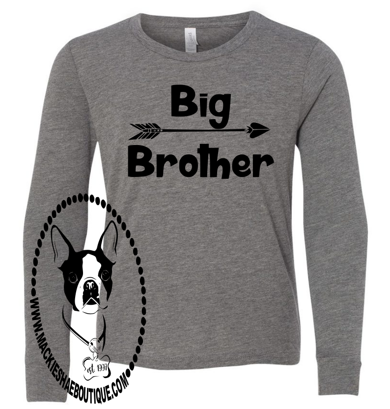 Big Brother Arrow Custom Shirt for kids, Long-Sleeve