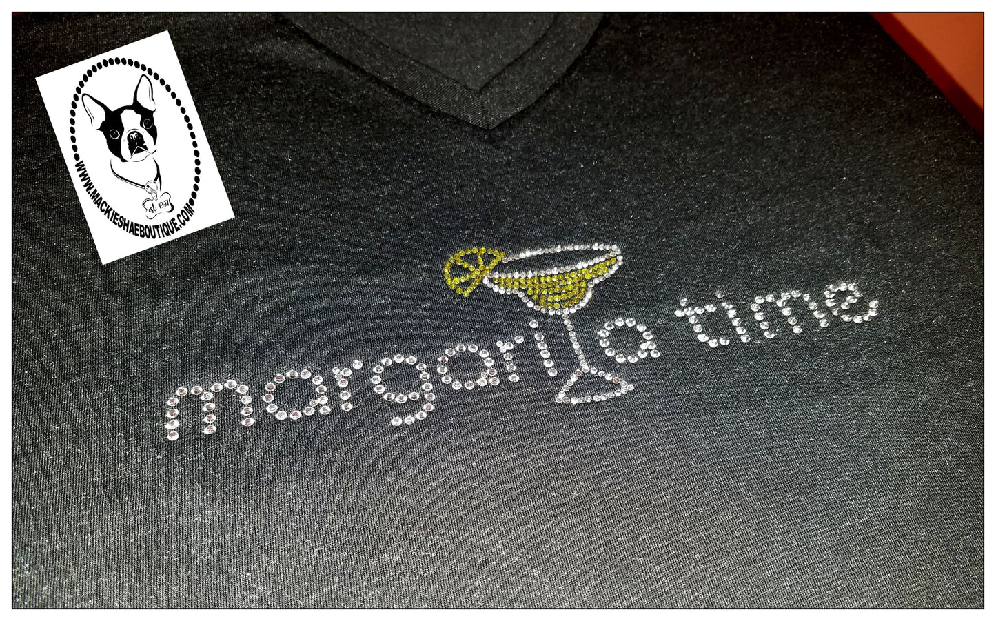Margarita Time Bling Custom Shirt , Short Sleeve