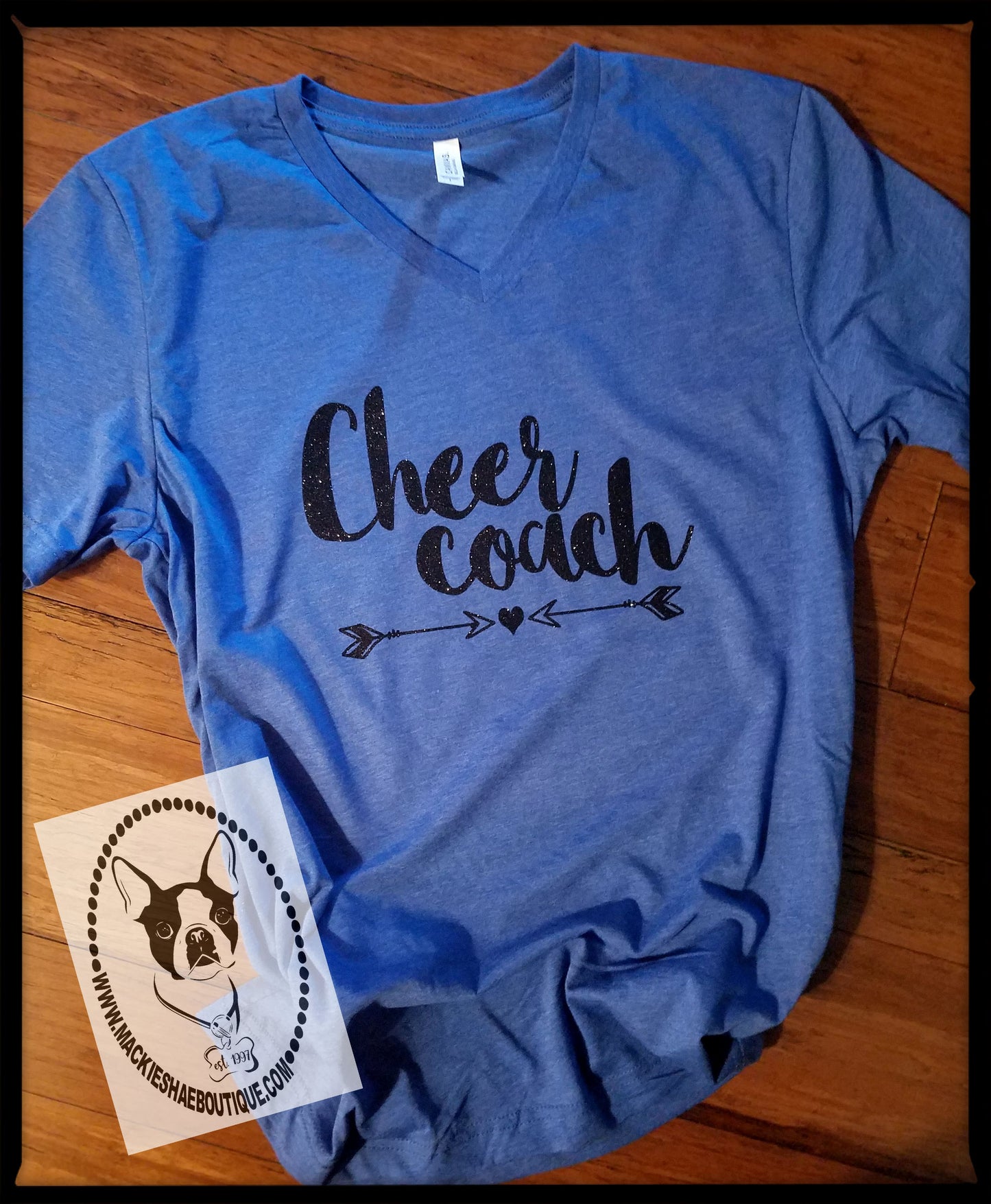 Cheer Coach with Arrows Custom Shirt, Short-Sleeve