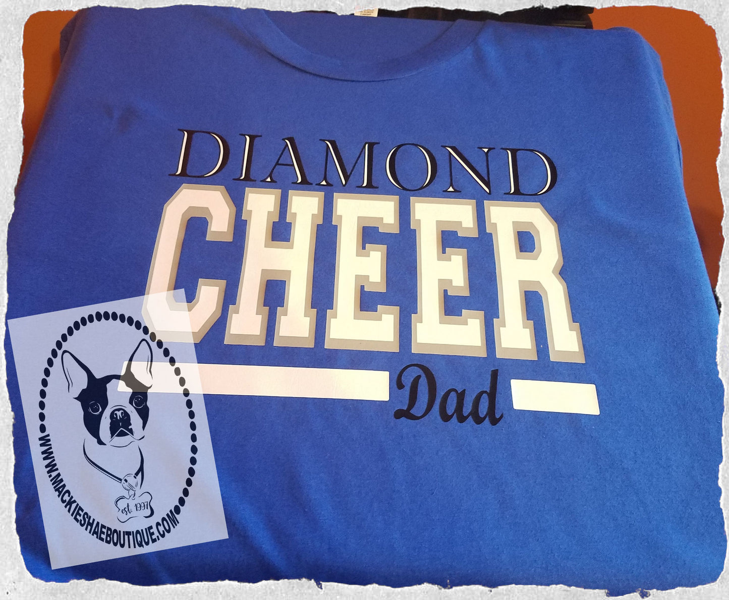 Cheer Dad Personalized Custom Shirt, Short-Sleeve