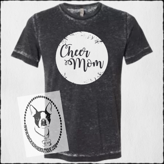 Cheer Mom Circle Custom Shirt, Short-Sleeve