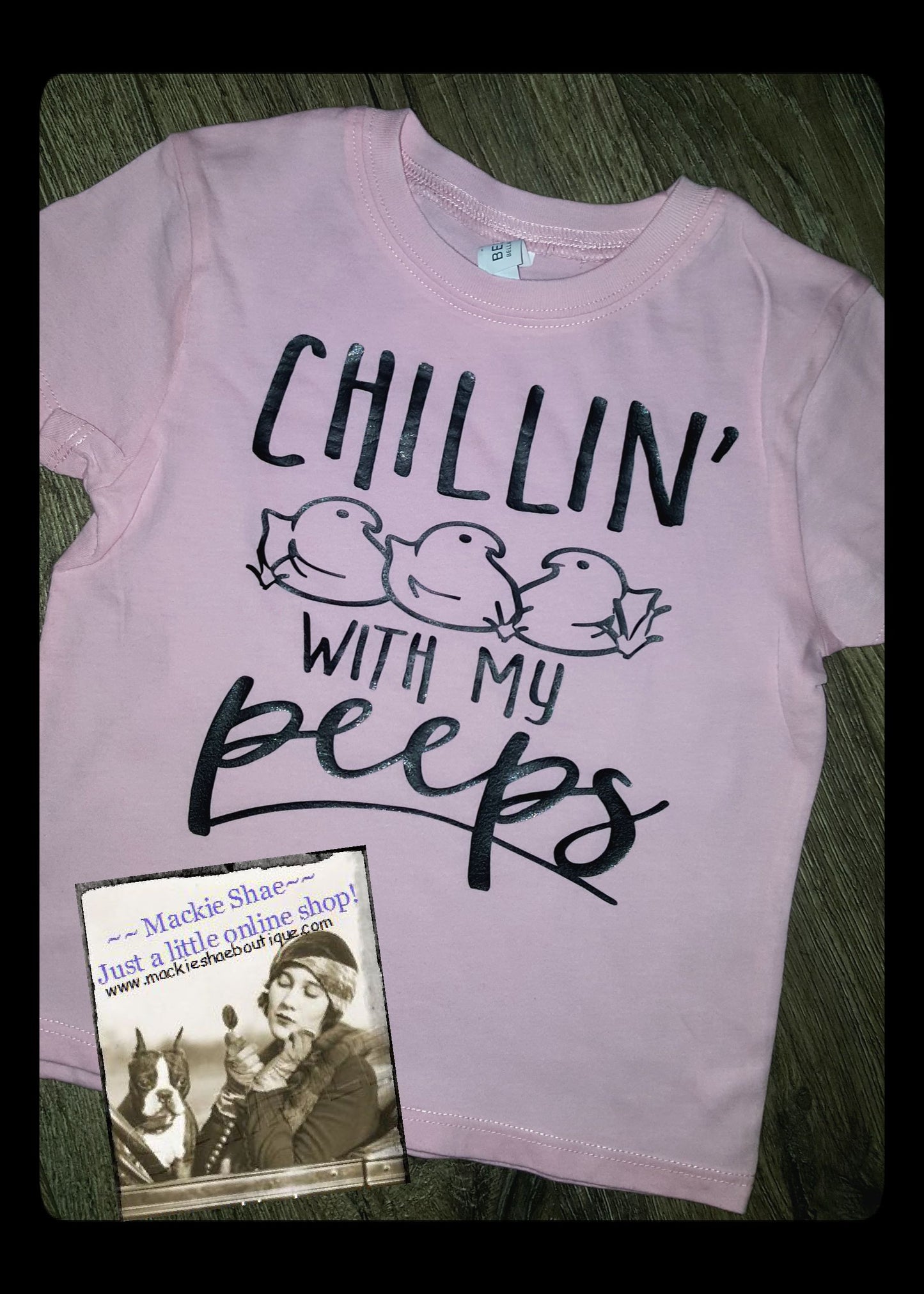 Chillin' with my Peeps Easter Custom Shirt for Kids