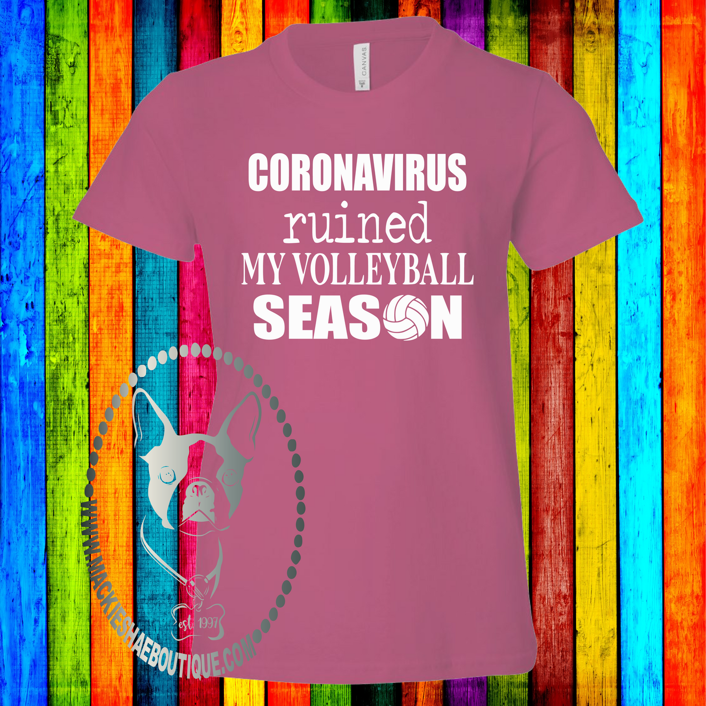 Coronavirus Ruined My Volleyball Season for Kids, Soft Short Sleeve