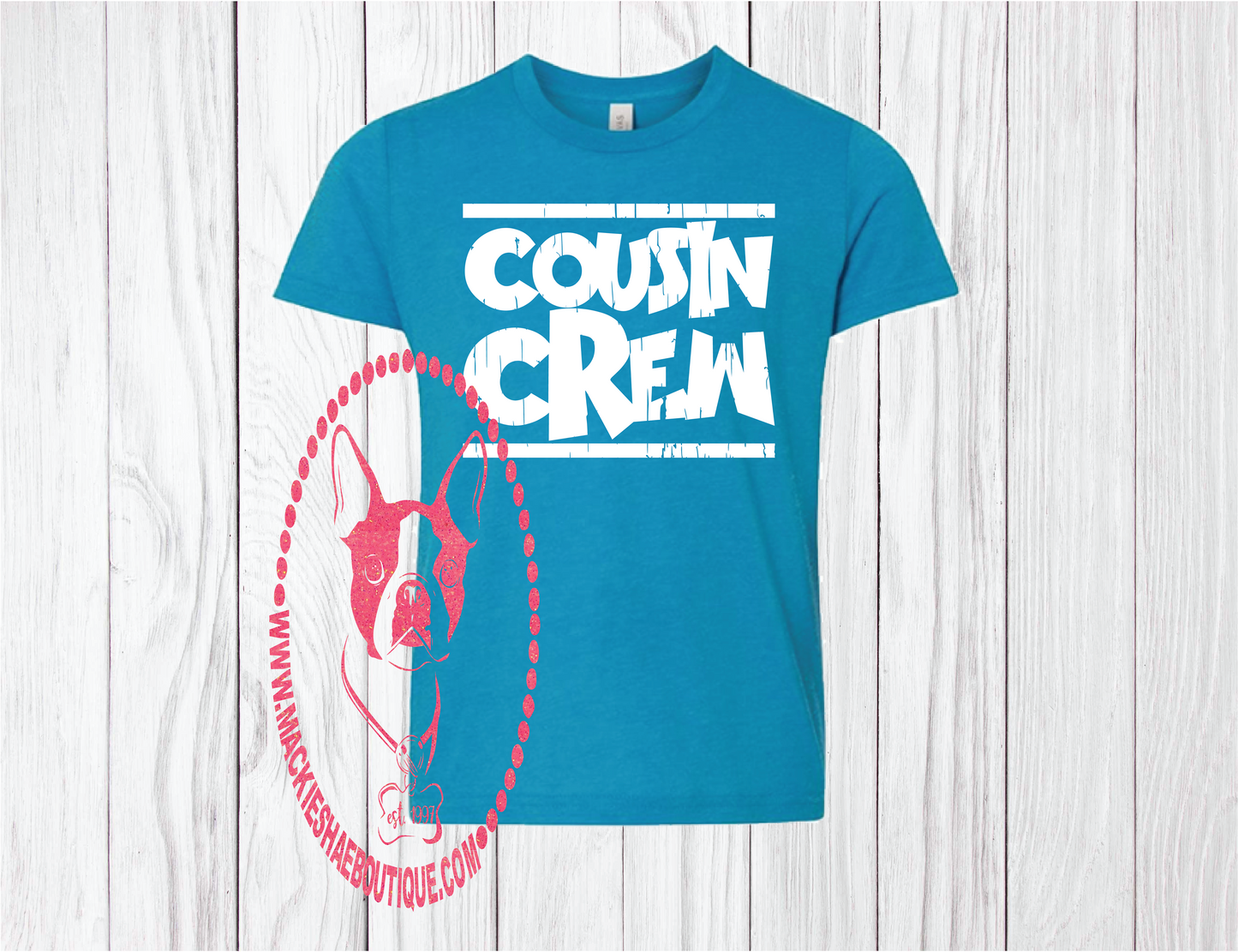 Cousin Crew Custom Shirt for Kids, Short-Sleeve