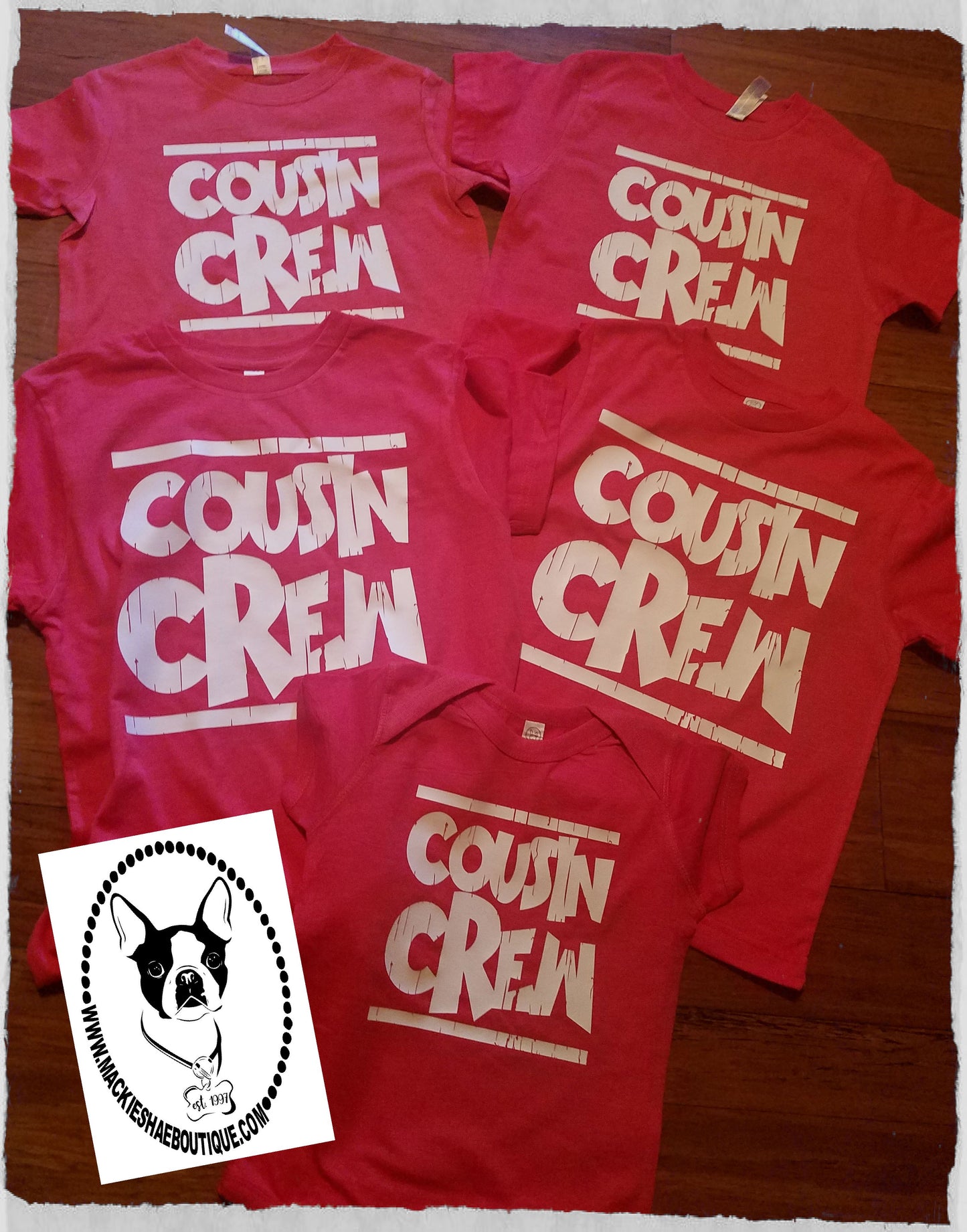 Cousin Crew Custom Shirt for Kids, Short-Sleeve