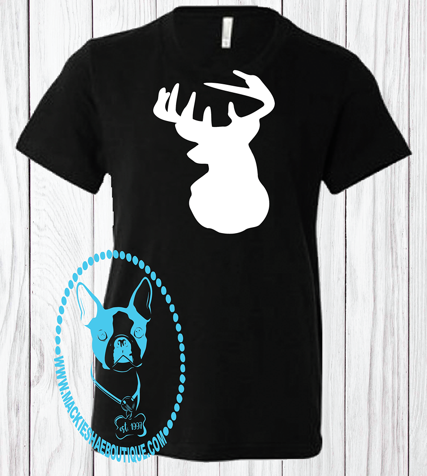 Deer Silhouette Custom Shirt for Kids, Short-Sleeve