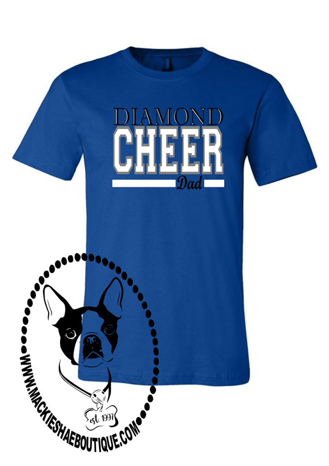 Cheer Dad Personalized Custom Shirt, Short-Sleeve