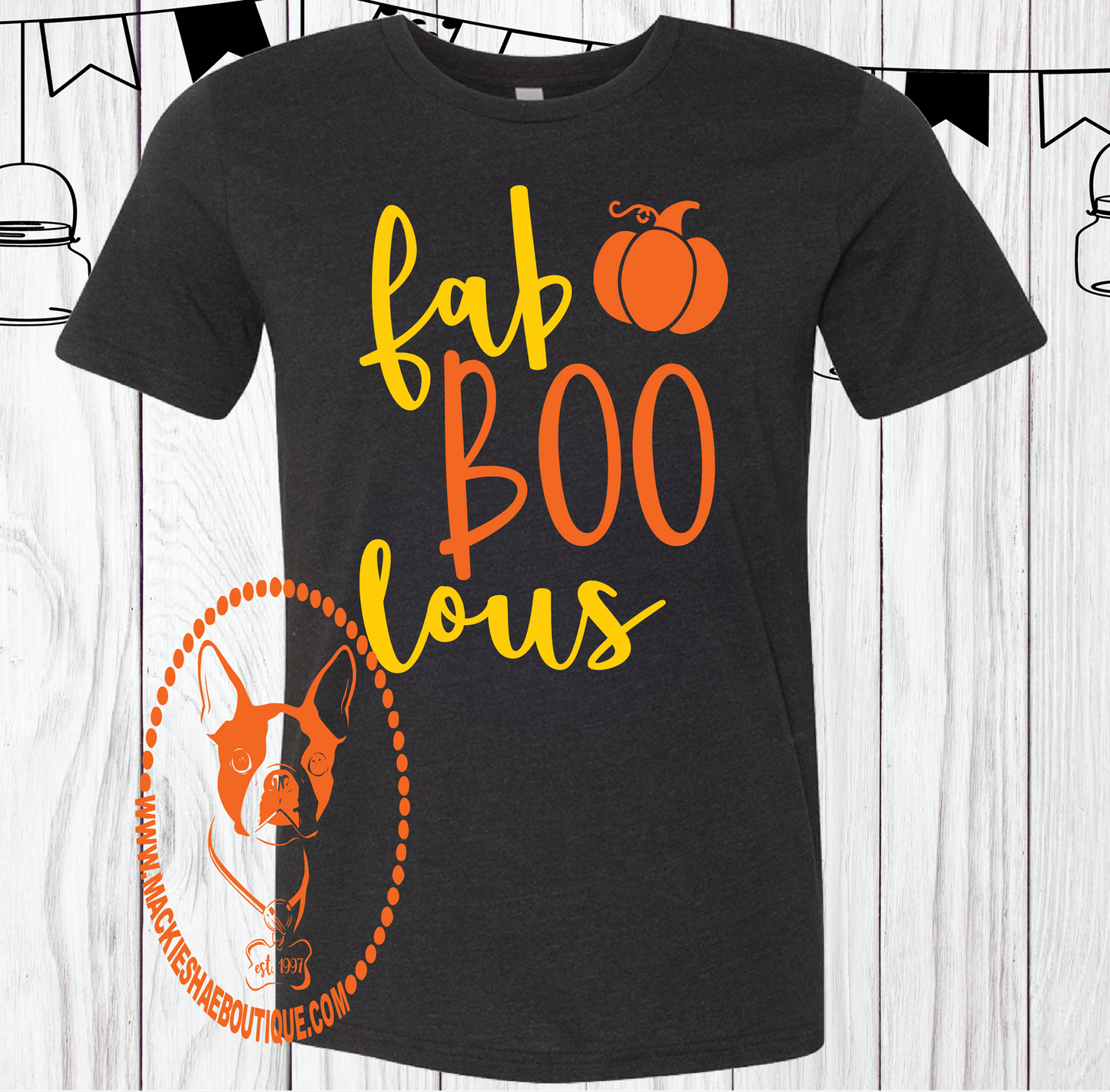 Fab BOO Lous Pumpkin Custom Shirt for Kids (2 Designs), Short Sleeve