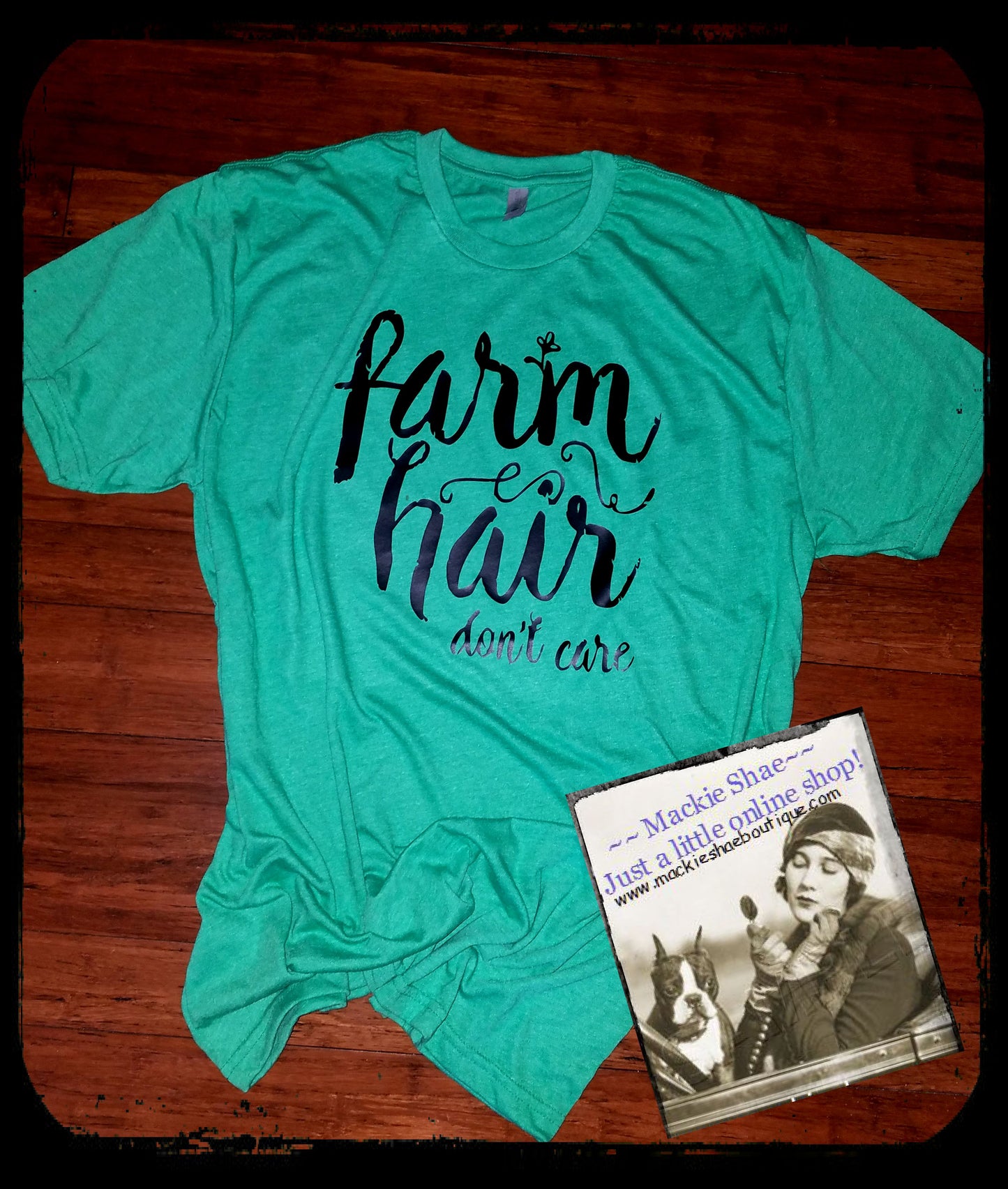 Farm Hair... Don't Care Custom Shirt, Short-Sleeve