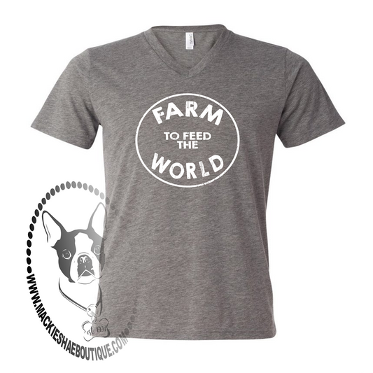 Farm to Feed the World Custom Shirt, Short-Sleeve