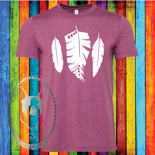 Feather Custom Shirt, Soft Short Sleeve