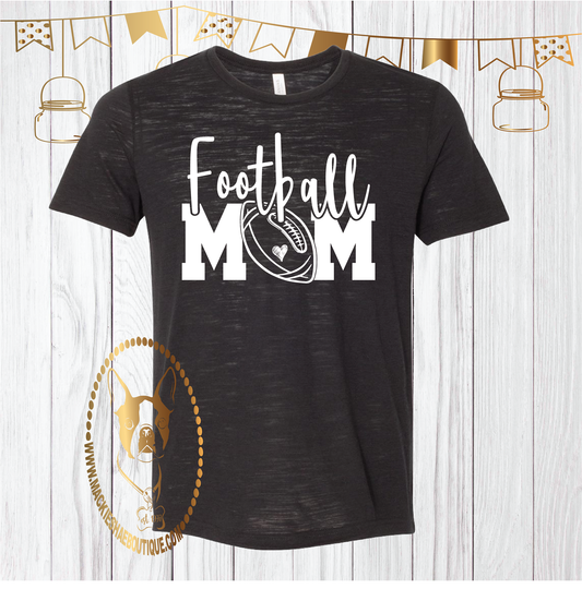 Football Mom (Design 2) Custom Shirt, Short Sleeve