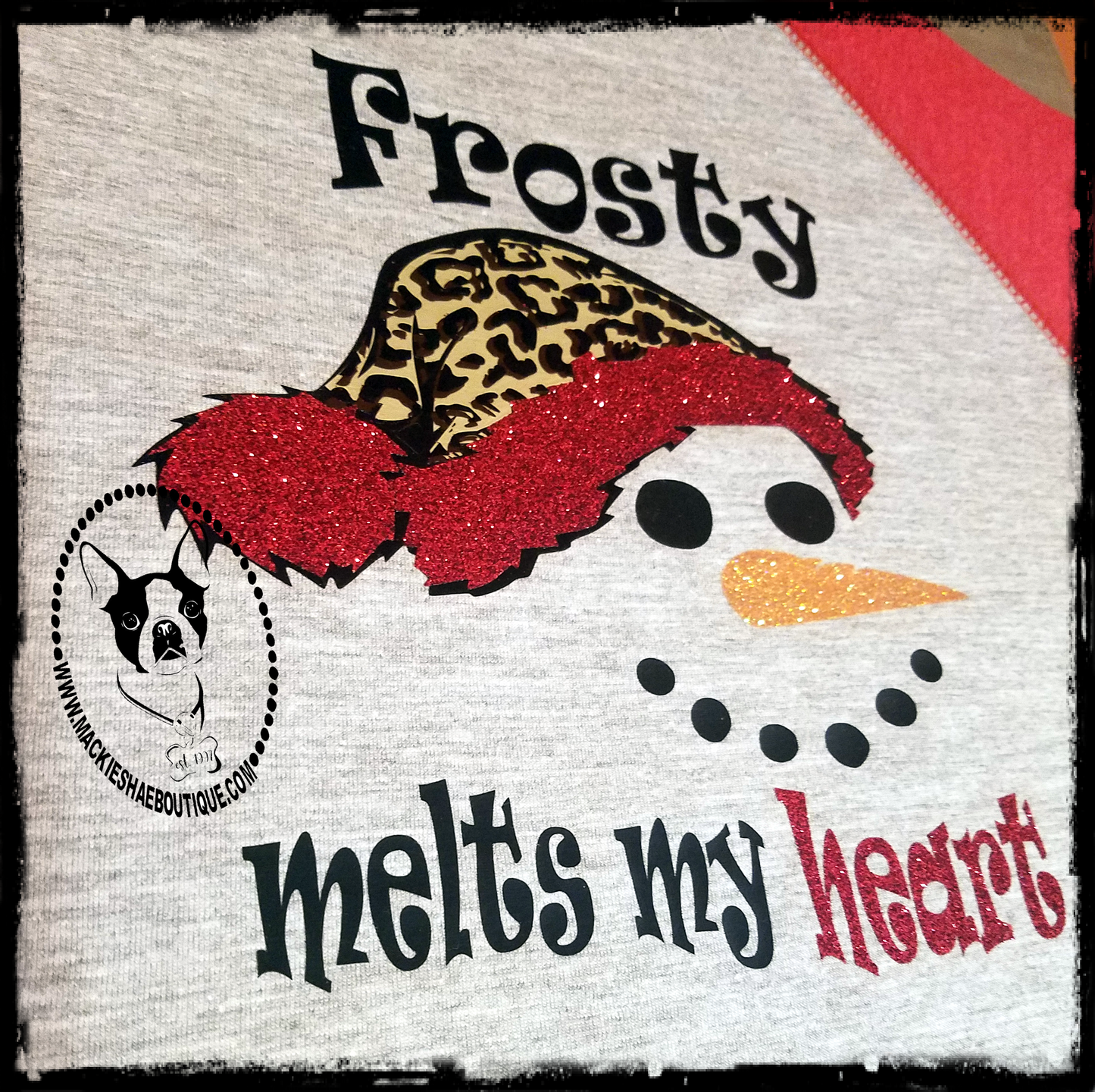 Frosty Makes My Heart Melt Custom Shirt for Kids, Soft 3/4 Sleeve