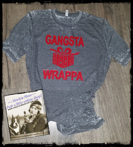 Gangsta Wrappa Custom Shirt, Short-Sleeve