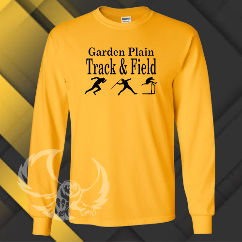 Garden Plain Track & Field Long Sleeve Tee for Adults