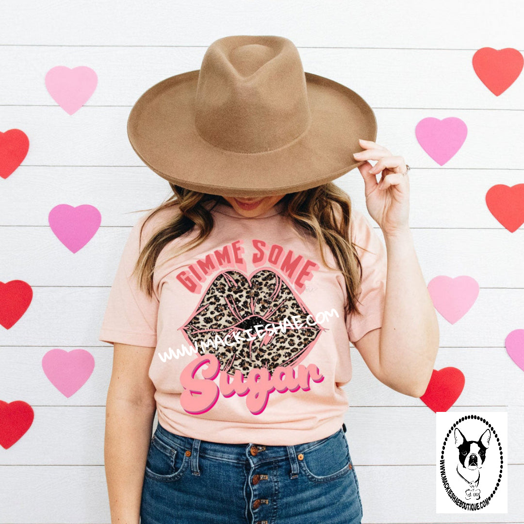 Gimme Me Some Sugar Custom Shirt, Soft Short Sleeve for Women