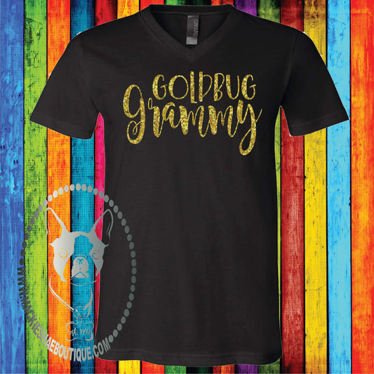 Goldbug Grammy (Can be Changed to your Team and Title) Custom Shirt, Short Sleeve