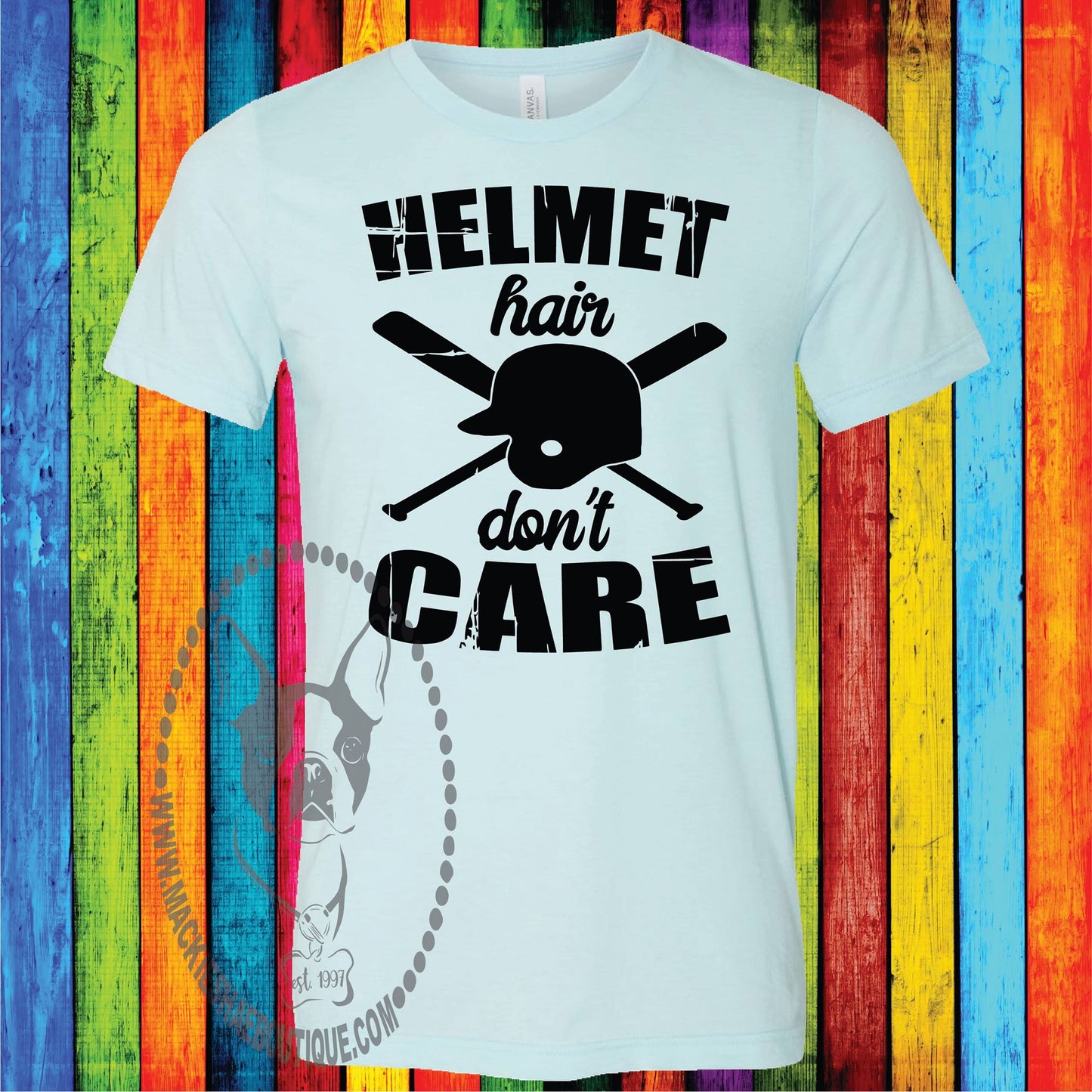Helmet Hair Don't Care Custom Shirt, Short Sleeve