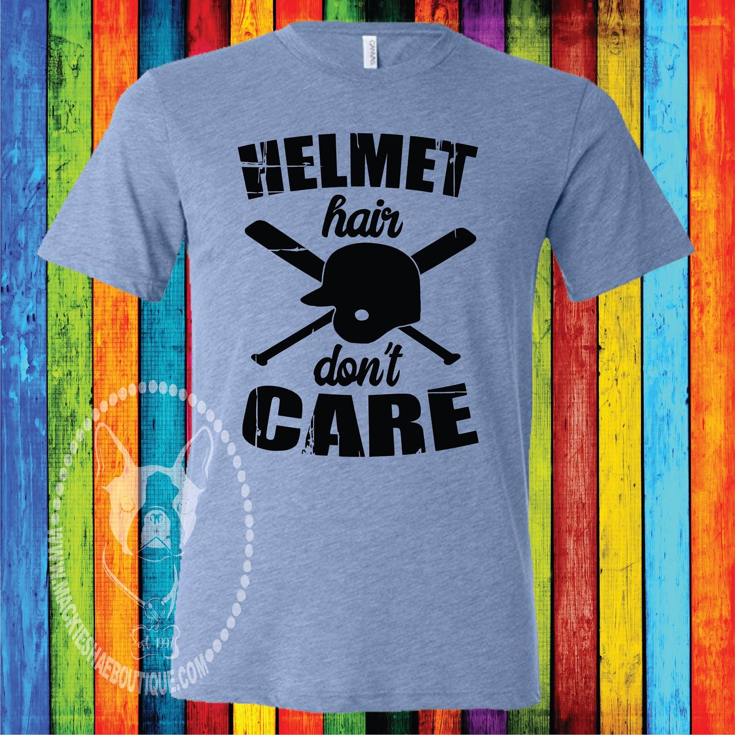 Helmet Hair Don't Care Custom Shirt for Kids, Short Sleeve