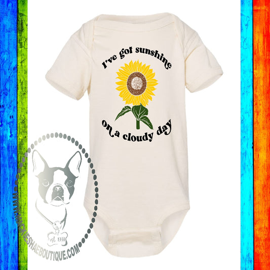 I've Got Sunshine on A Cloud Day Custom Shirt for Kids, Soft One Piece