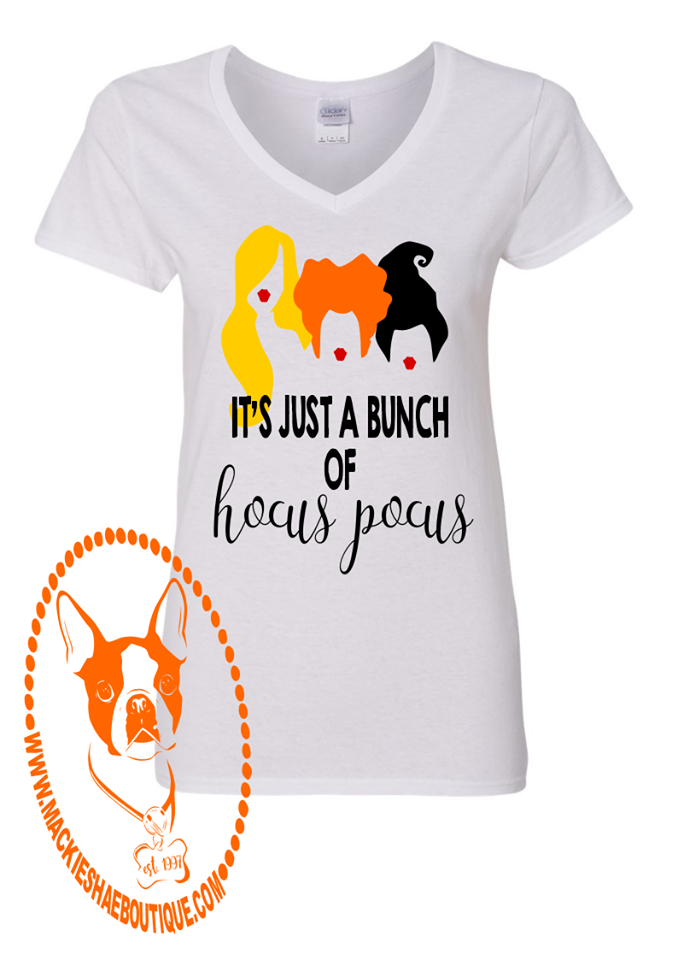 It's Just a Bunch of Hocus Pocus Custom Shirt, Soft Short Sleeve