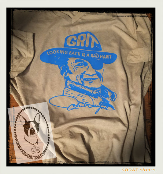 John Wayne Grit Custom Shirt, Short-Sleeve