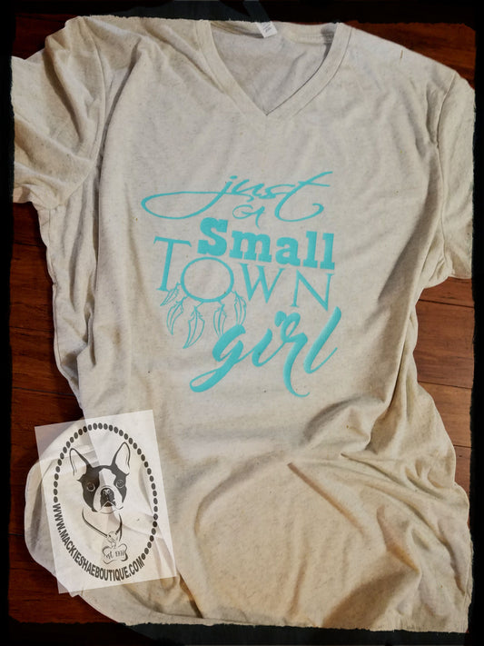 Just a Small Town Girl Dreamcatcher Custom Shirt, Short-Sleeve