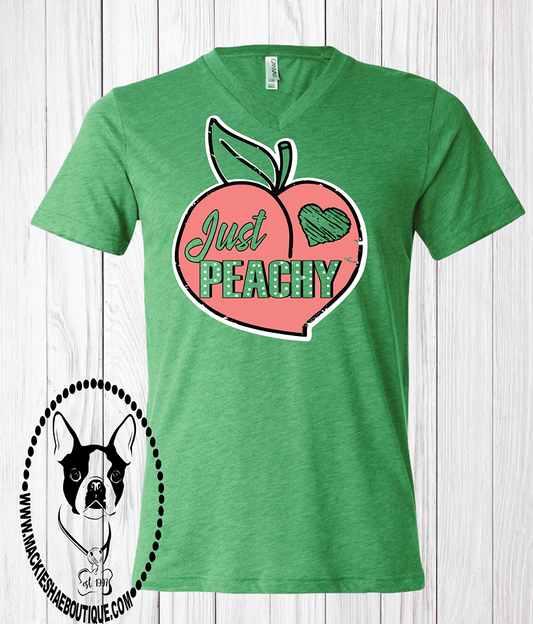 Just Peachy Custom Shirt, Short Sleeve