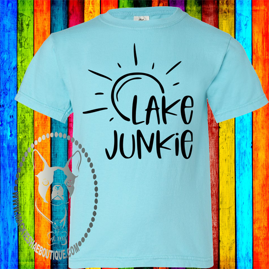 Lake Junkie Custom Shirt for Kids, Short Sleeve