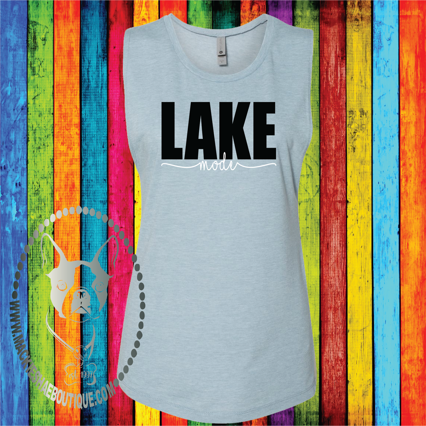 Lake Mode Custom Shirt, Women's Muscle Tank