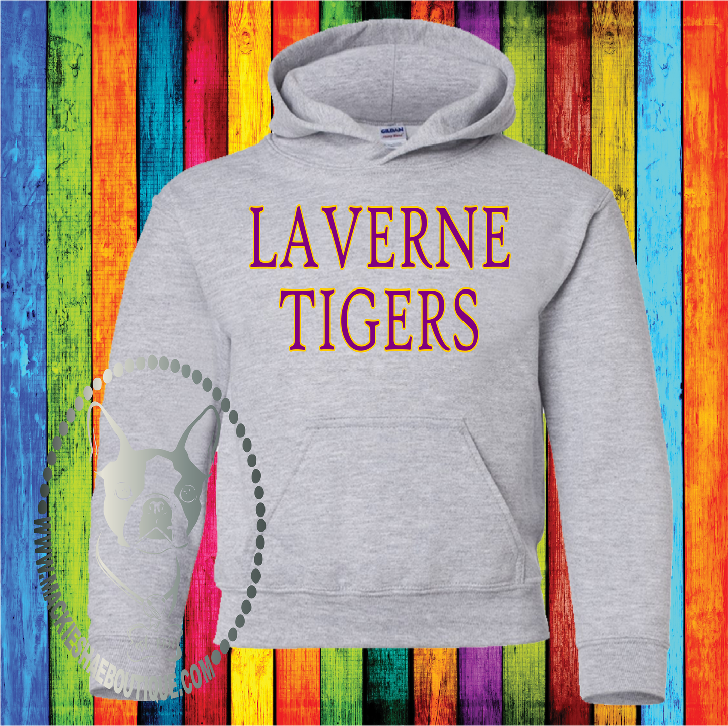 Laverne Tigers Custom Shirt for Kids, Heavy Hoodie