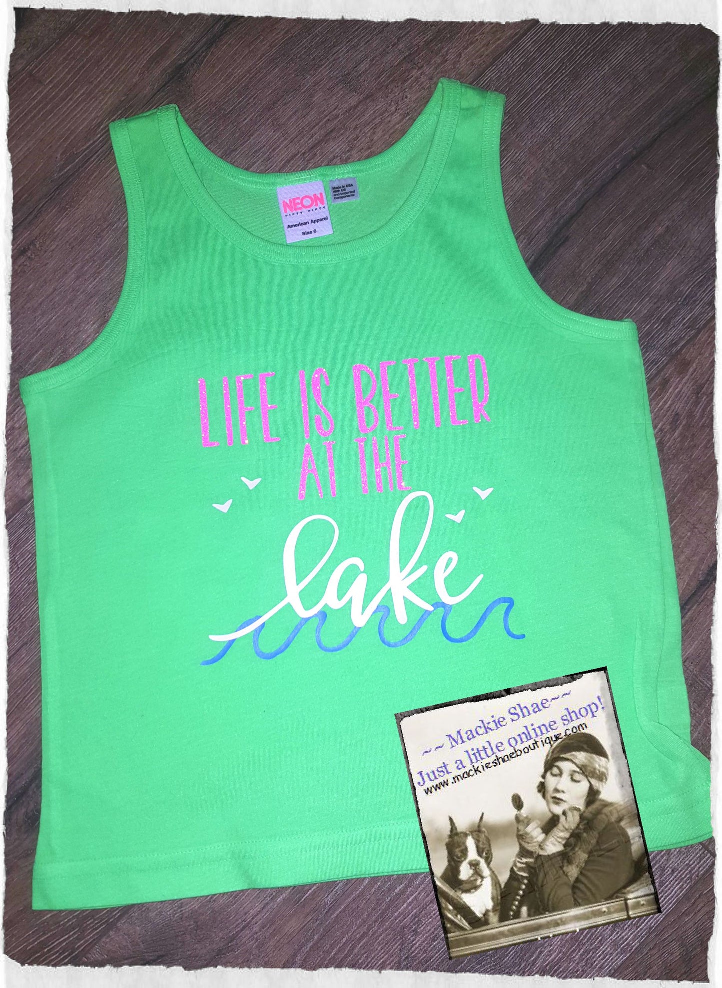 Life is Better at The Lake Custom Shirt for Kids, Tank