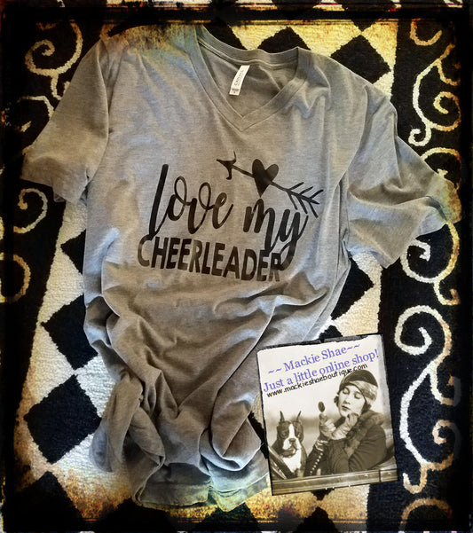Love My Cheerleader(s) Custom Shirt, Short-Sleeve