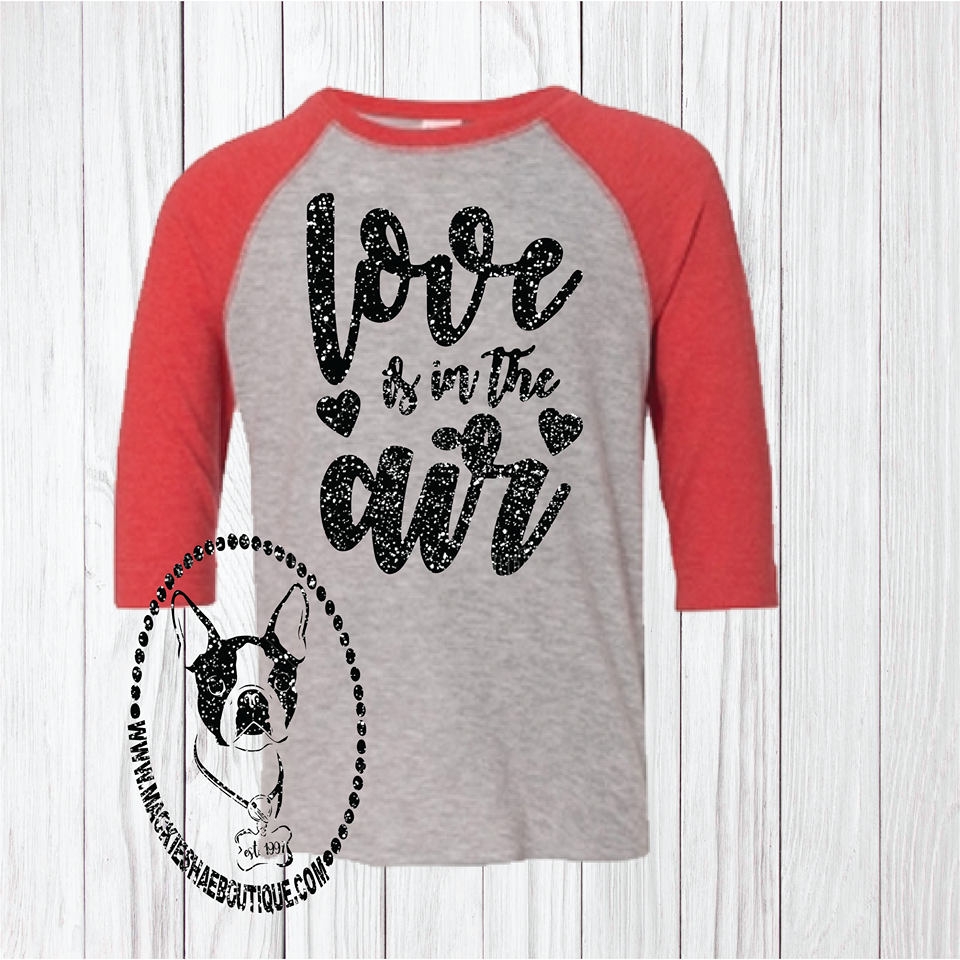 Love is in the Air Custom Shirt for Kids, 3/4 Sleeve