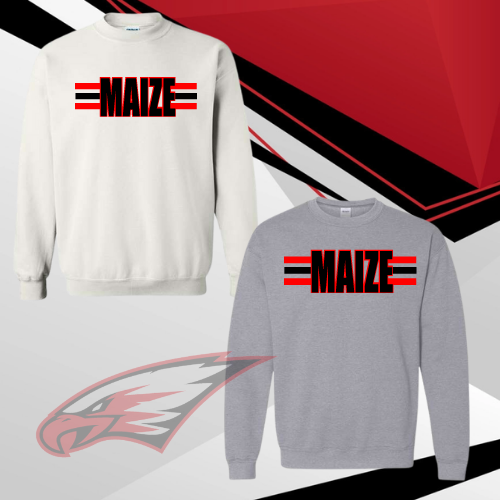 Maize Stripes Custom Shirt for Youth and Adults, Crewneck Sweatshirt