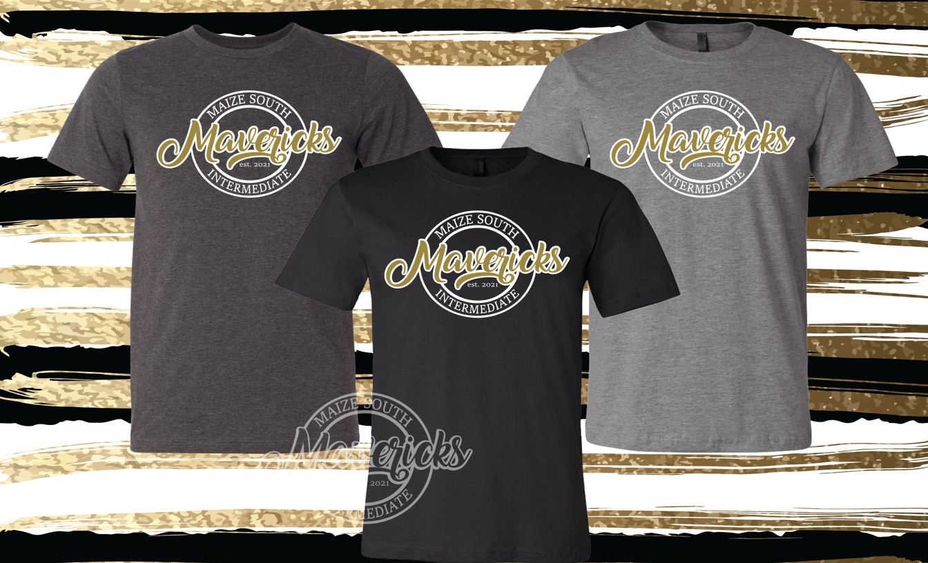 MSIS PTO- Maize South Intermediate Circle Est 2021 Bella Soft Short Sleeve Tee for Youth and Adult