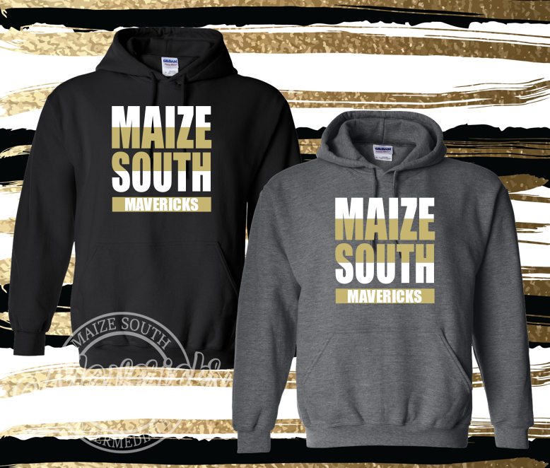 MSIS PTO-Maize South Mavericks Bold Hoodie for Youth and Adults