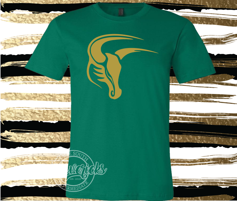 MSIS PTO-Maverick GREEN Bella Soft Tee for Youth and Adult