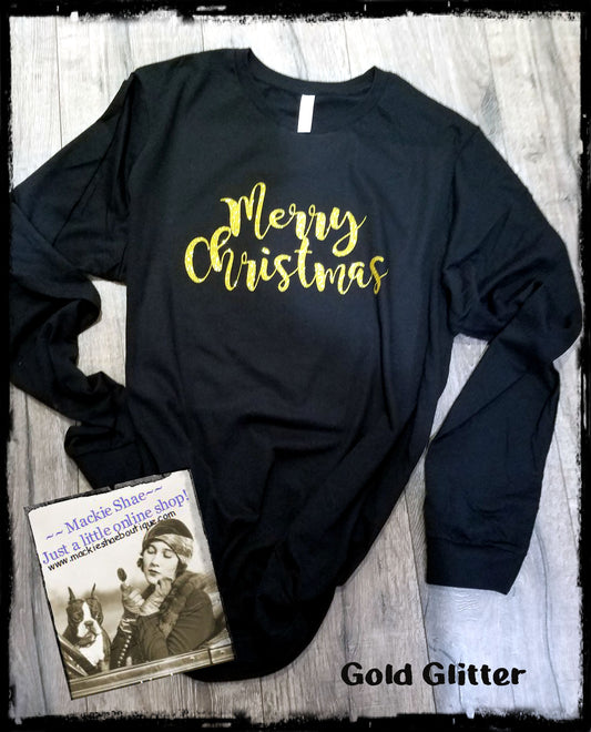 Merry Christmas Custom Shirt, Long Sleeve