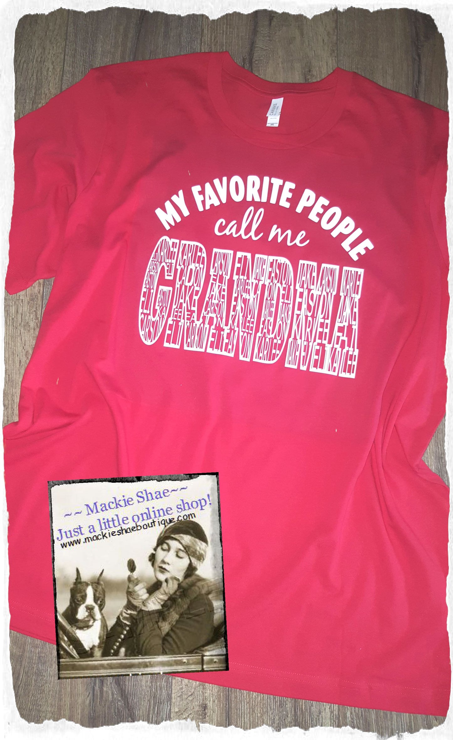 My Favorite People Call Me... Grandpa Custom Shirt (Personalized), Short-Sleeve
