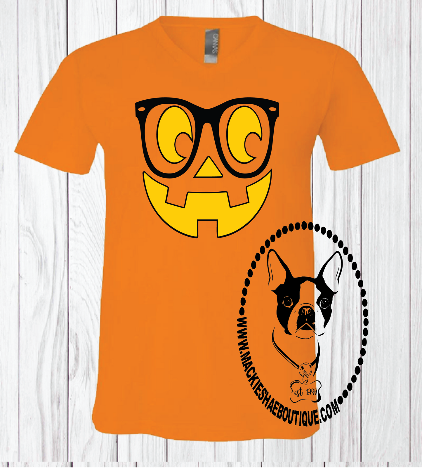 Nerdy Pumpkin Custom Shirt, Short Sleeve