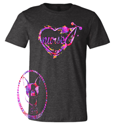 Nurse Heart Custom Shirt, Short Sleeve