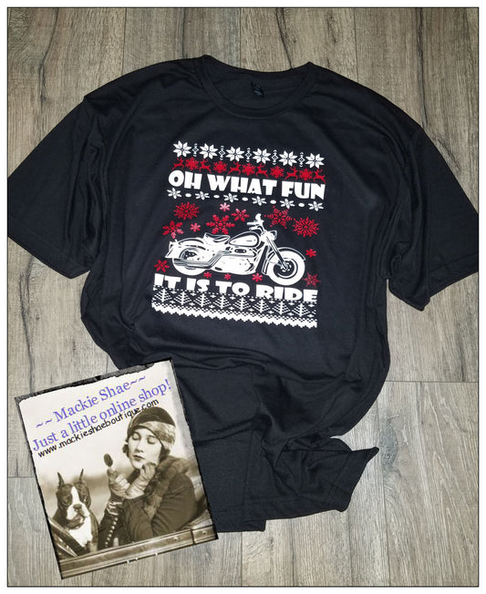 Oh What Fun... It is to Ride Custom Shirt, Short-Sleeve