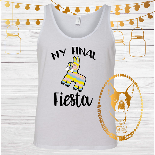 My Final Fiesta Groom Pinata Custom Shirt, Tank